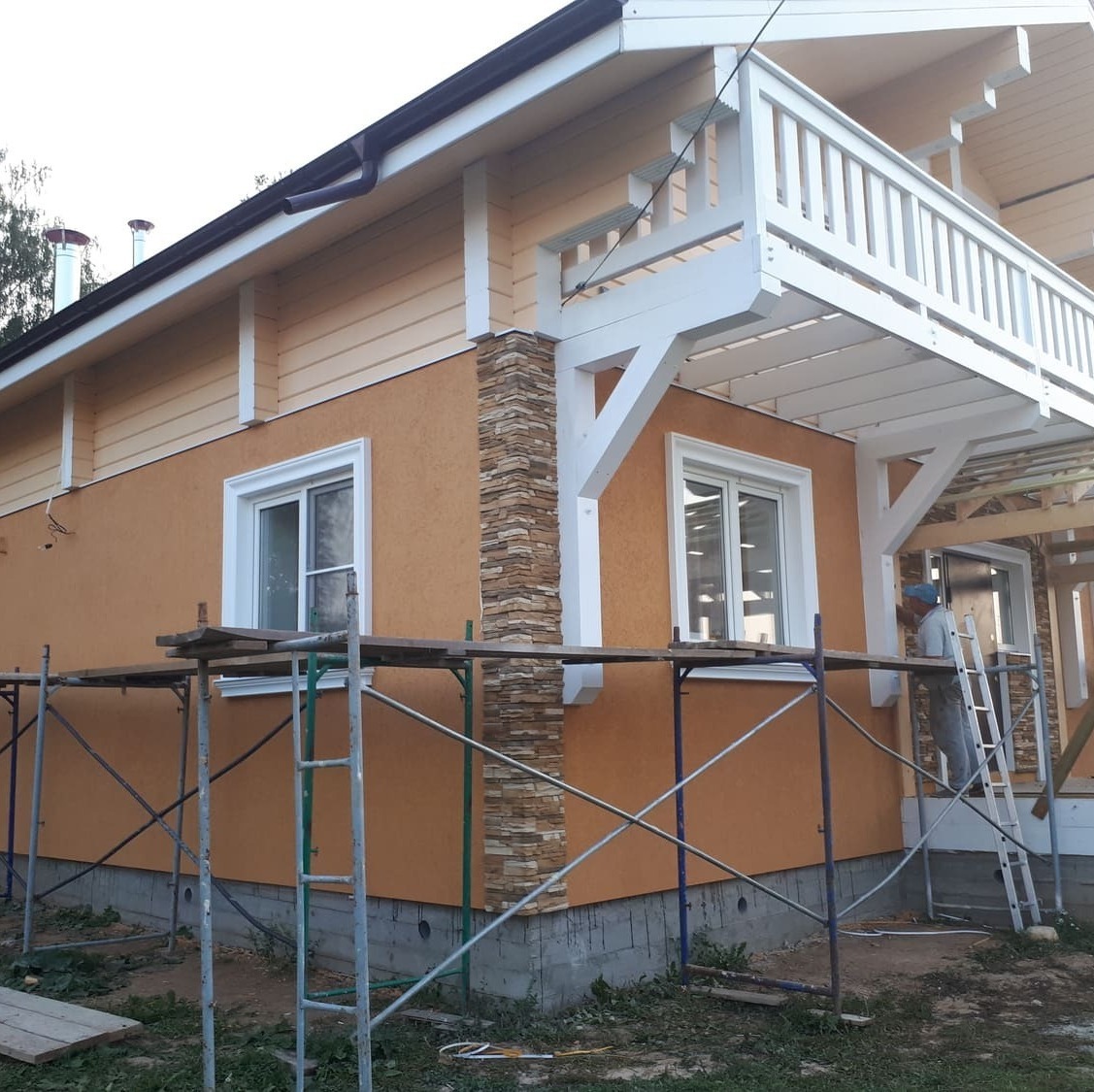 Монтаж фасадной системы, фото 4